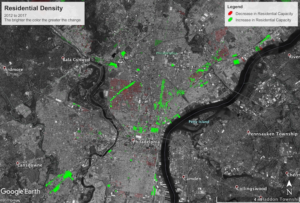 Residential Density Changes